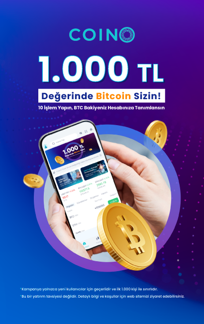 Coino 1000 TL değerinde Bitcoin sizin!